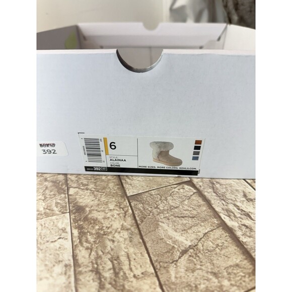 Sonoma Girls' Alainaa Faux fur Cozy Winter Boots AC2 Chestnut Sz 6 Girls / W 8 - Picture 8 of 8